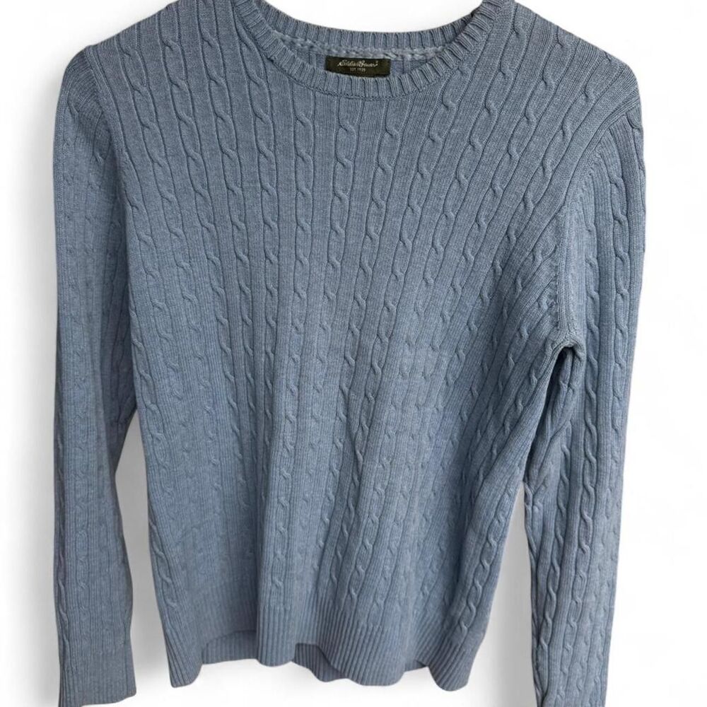 Eddie Bauer Women's Blue Sweater M